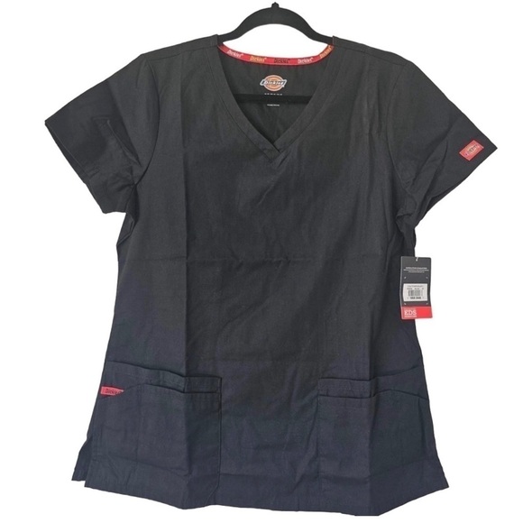 Dickies, Women’s Eds Signature V-Neck Top with Multiple Patch Pockets. Size: M - Picture 1 of 12